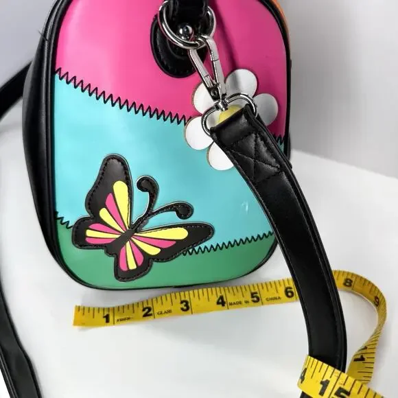 Current Mood Sunshine Mushroom Butterfly 70s Hippie Purse Bag Dolls Kill 60s - Picture 5 of 9